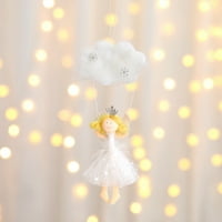 Božićno drvsko oblačno anđeoski ukras Božićni zanat slatki lijepi dekor poklon za dijete dječje djece