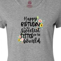 Inktastičan sretan rođendan najslađim sestri u svijetu ženske majice
