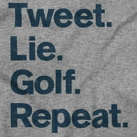 Laž golf ponavlja dugih rukava majica muškaraca žena Brisco brendovi 2x