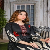 Ishdeena Indian Kurtis za žene Pakistani Kurtis za žene indijski stil pamuk dug vrh