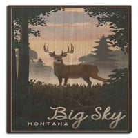 Big Sky, Montana, jelen i izlaska zidna zidna zida