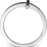 Sterling Silver Antiqued Boudeways Cross prsten izrađen u Sjedinjenim Državama QR5882-8