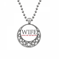 Supruga Love Muževi Art Deco modne ogrlice Privjesak retro mjesečeve zvijezde Nakit