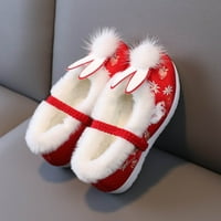 Eczipvz Toddler Cipele cipele za toddler Gilrs gumene jedinice tople cipele Zimske pamučne čizme za