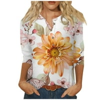 Košulje za žene za žene Slatke tinejdžerske majice Bluze Ležerne prilike plus veličina osnovnih vrhova