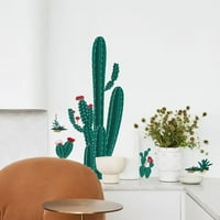 Naljepnice za zidove Removable Green Cactus Zidne naljepnice Tropičke zidne naljepnice DIY kore i lijepljene