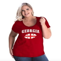 Normalno je dosadno - ženska majica plus veličine, do veličine - Gruzija