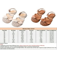 Daeful Kids ravne sandale zatvorene prste princeze cipele Ljetne sandale zabava udobnost moda izdubljena