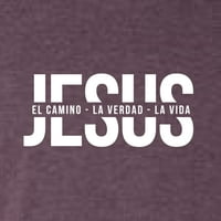 Divlji Bobby, Isus El Camino La Verdad La Vida Inspirational Christian Men Premium Tri Blend Tee, Vintage