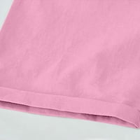 Ležerne prilike cvjetne tiskane duge hlače lagane pamučne posteljine pamučne posteljine elastične vučene
