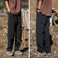 AAYOMET teretni hlače opuštene fit sport pantalone Jogger Duksevi na otvorenom na otvorenom sa džepovima