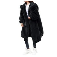DTIDTPE jakne za žene jakne žene zimske visokokvalitetne žene modni plus veličine kaput dugački jaknski