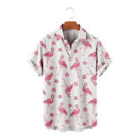 Flamingos Fashion Hawaii Beach Boys Košulje Tanke tkanine The Baby Thirts Thirs Ljetna dječja odjeća