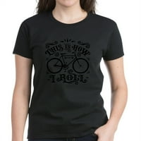 Cafepress - Smešna biciklistička majica - Ženska tamna majica