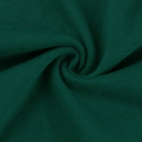 Zeleni vrhovi za žene za žene Ležerne ljetne ženske vrhove kratkih rukava bluza smiješna slova pisma