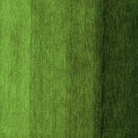 Ahgly Company Indoreni pravokutnik Sažetak Zeleni moderni prostirke, 7 '9 '