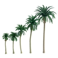 Set simulacija Kokosovo drvo model plastični mini palmi stablo Scenarila DIY raspored rekvizita MicroLandscape