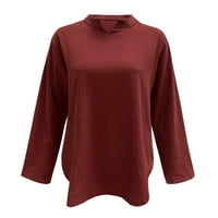 Ženske tunike labavo Fit Top Women Majica Top za WomenV-izretTeetCausalna modna bluza