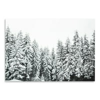 AmericanFlat Snowy Pine Tree šume Tanya Shumkina Art Art Print