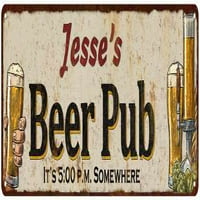 Jesse's pivo pub rustikalni izgled chic znak man pećinski garaža Poklon znak 82406548