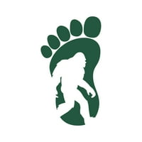 Bigfoot Foot print naljepnica za naljepnicu Die Die - samoljepljivi vinil - Vremenska zaštitna - izrađena