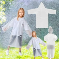 Dječja kišna kabanica za djevojke dječake za višekratnu upotrebu Eva bistri prijenosni kaputi za kišu