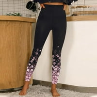Joga hlače za žene visoke struke Sportske tajice Dugi sportovi Print Hlacks Hopls Yoga hlače Stretch