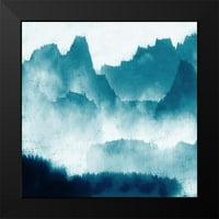 Allen, Kimberly Crna Moderna uokvirena muzejska umjetnost tisak pod nazivom - Planinarska magla 1
