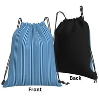 Ruksak za crtanje plavih pruga za školsku sportsku plažu Yoga torba za teretanu otpornost na vodu za