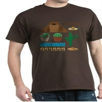 Cafepress - Aztec piramidna tamna majica - pamučna majica