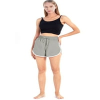 Ženske kratke hlače za ženske trčanje, joga sportske fitness kratke pant, ženski joga elastični struk
