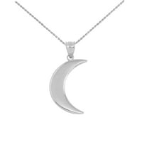 Ogrlica srebrnog polumjeseca Mjesec: Privjesak sa 20 lancem