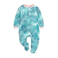 Sdjma jesenska beba djeca dvostruka patentna patentna odjeća za spavanje Rompers Novorođeni kombinezon