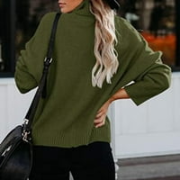 SHPWFBBE džemper jesen žene Ženske kornjače dugih rukava Ležerne prilike, prevelizirani pulover džemper