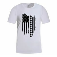 Muška majica Grafička majica Tee Dan nezavisnosti Komemorativna majica D 4th julska Flag uzorka Retro