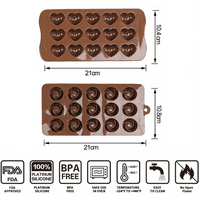 Silikonski kalupi za bombone - jednostavan za upotrebu i čišćenje čokoladnih kalupa - DIY silikonski