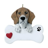 DIY DOG Privjesak protiv bljesne božićne dekor i kosti uzorak slatka pasa šarm privjesak za dom
