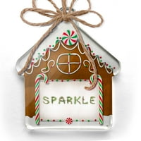 Ornament tiskan jednostrano blistavo božićno drvo božićno neonblond