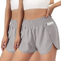 Ljetne modne kratke hlače za žene koje rade vježbanje elastične hlače za strugu šorc džepne hlače