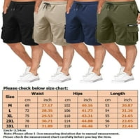 Groanlook muns ljetne kratke hlače Srednja struka kratke hlače od pune boje boju muškarci Fitness Beachwend
