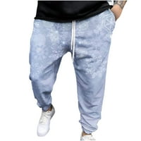 Nova proljetna moda, duksevi za axxd božićni 3D ispisane elastične pantalone za čišćenje muške hlače