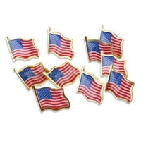 Američka zastava LEAL PIN metalna značka ulje za kapanje broša o nosama kostimova