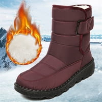 TEJIOJIO FALLANCE CLEARANCE Zimske nove pamučne cipele snježne vodootporne cipele s visokim visokim