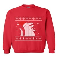 MMF - Ženske dukseve i duksevi - Xmas Dinosaur ružni džemper