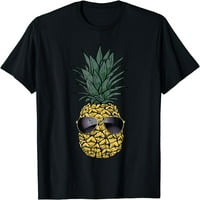 Žene vrhovi zabavne tropske ananas sunčane naočale majice poklon posada vrata za zabavu majice