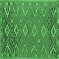 Ahgly Company Zatvoreni pravokutnik orijentalni smaragd zeleni tradicionalni prostirci, 8 '12 '