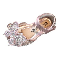 DMQupv djevojke Leopard čizme Ljeto Dječje plesne cipele Djevojke haljina performanse princeze cipele
