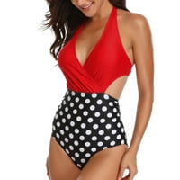 Ženski cvjetni print DEPET V DECT kupaći kostimi za kupanje Trčja Control Jedan kupaći kostim