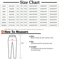Pacommark PI Ženske hlače plus veličina za čišćenje Žene vježbanje na nogama Stretch tipka za struk