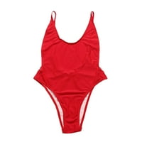 Ženske kupaćim kupaćim kratkim hlačama čisti V izrez Bikini spojeni kupaći kostim ženski eksplozijski